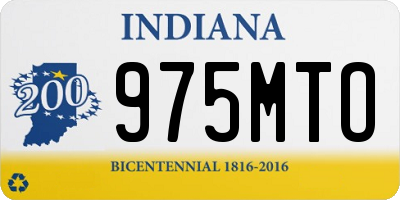 IN license plate 975MTO
