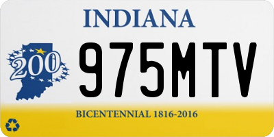 IN license plate 975MTV