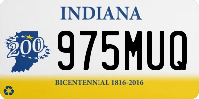 IN license plate 975MUQ