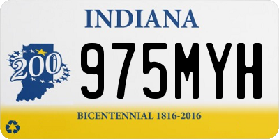 IN license plate 975MYH