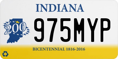 IN license plate 975MYP