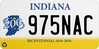 IN license plate 975NAC