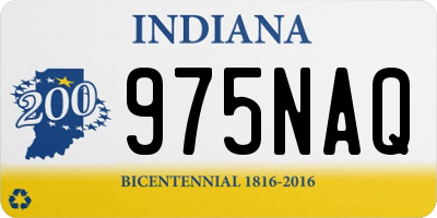 IN license plate 975NAQ