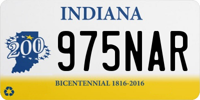 IN license plate 975NAR