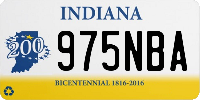 IN license plate 975NBA