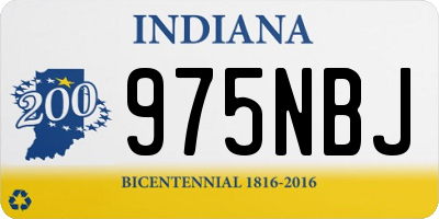 IN license plate 975NBJ
