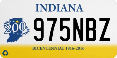 IN license plate 975NBZ