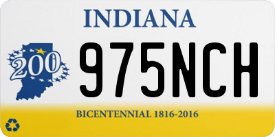 IN license plate 975NCH