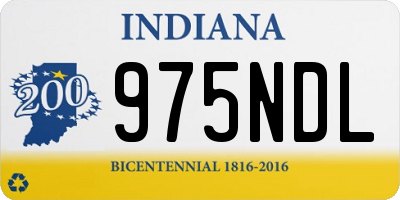 IN license plate 975NDL
