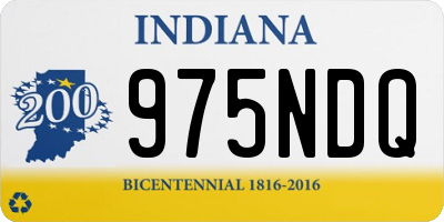 IN license plate 975NDQ