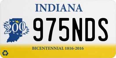 IN license plate 975NDS