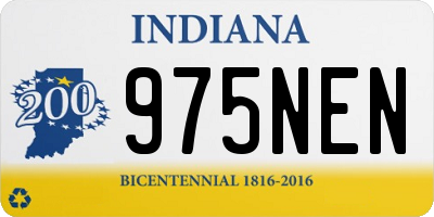 IN license plate 975NEN