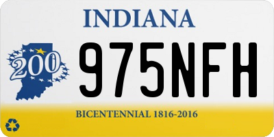 IN license plate 975NFH