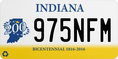 IN license plate 975NFM