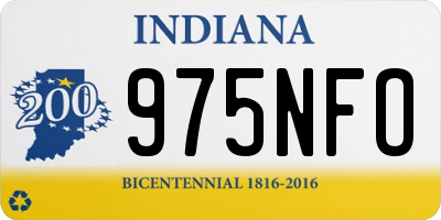 IN license plate 975NFO