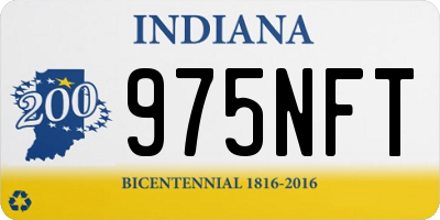 IN license plate 975NFT