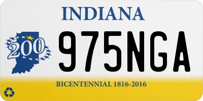 IN license plate 975NGA