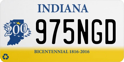 IN license plate 975NGD
