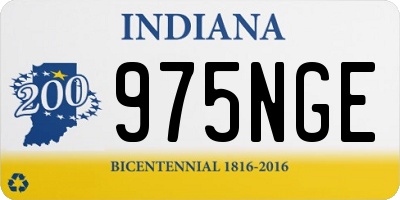 IN license plate 975NGE
