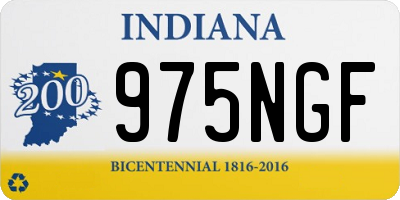 IN license plate 975NGF