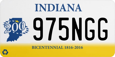 IN license plate 975NGG