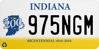 IN license plate 975NGM