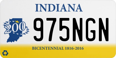 IN license plate 975NGN