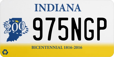 IN license plate 975NGP