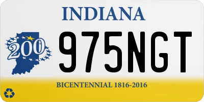 IN license plate 975NGT