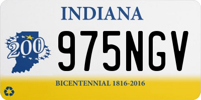 IN license plate 975NGV