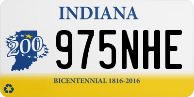 IN license plate 975NHE