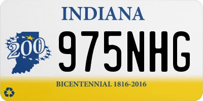 IN license plate 975NHG