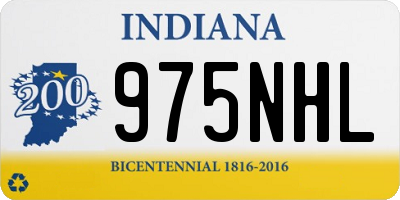 IN license plate 975NHL
