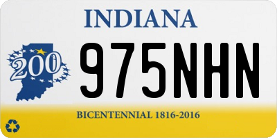 IN license plate 975NHN
