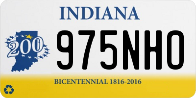 IN license plate 975NHO