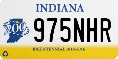 IN license plate 975NHR