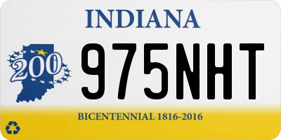 IN license plate 975NHT