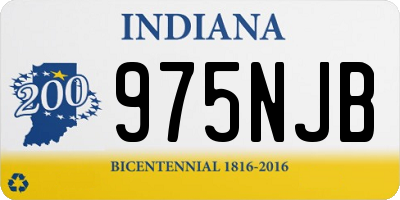 IN license plate 975NJB