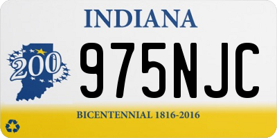 IN license plate 975NJC