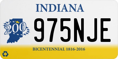 IN license plate 975NJE