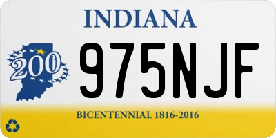 IN license plate 975NJF