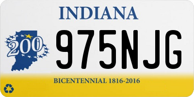 IN license plate 975NJG