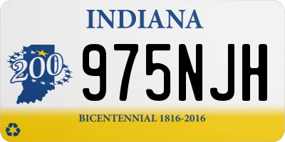 IN license plate 975NJH