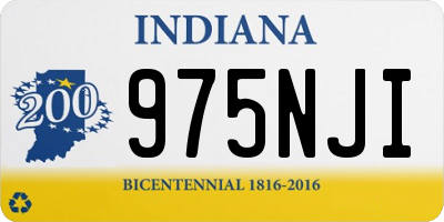 IN license plate 975NJI