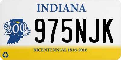 IN license plate 975NJK