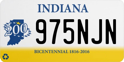 IN license plate 975NJN