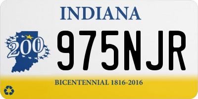 IN license plate 975NJR