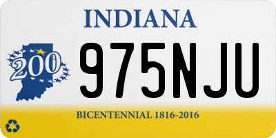 IN license plate 975NJU