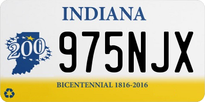 IN license plate 975NJX