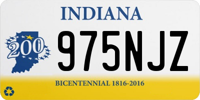 IN license plate 975NJZ